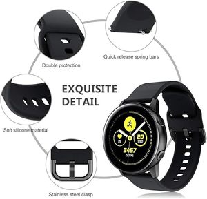 <span class=keywords><strong>Correa</strong></span> de Silicona <span class=keywords><strong>para</strong></span> Reloj Samsung <span class=keywords><strong>Galaxy</strong></span> con Hebilla Colorida de 20 mm y 22 mm - Product Image 3