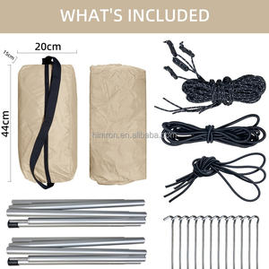 Toldo de Poliéster para Auto, Protección Solar, Mosquitera, Carpa Portátil para SUV, Toldo para Puerta Trasera, para Acampar y Viajar al Aire Libre - Product Image 6