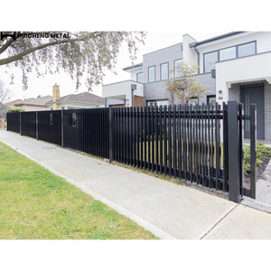 Pannelli Frangivista in Metallo Verniciato a Polvere, Recinzione con Lame Verticali 3D in Alluminio per Esterni, Kit Cancello Scorrevole - Product Image 4