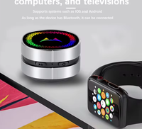 Portable dent Mini haut-parleur RGB LED éclairage sans fil TWS fonction basse Audio musique alimenté par batterie dent Mini haut-parleur