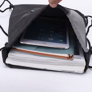 Promotional Customized Logo <b>Foldable</b> <b>Backpack</b> Large Capacity Running Bag with Drawstring for Sports - Product Image 2