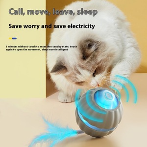 JiaBei Self-entertainment <b>cat</b> <b>toys</b> Boredom relief teasing stick Automatic teasing ball <b>toys</b> Electric <b>cat</b> <b>toys</b> supplies - Product Image 4