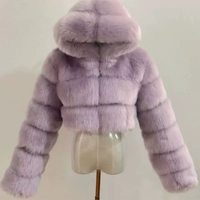 Veste en fourrure de renard véritable de luxe pour femmes, style court, à capuche, fourrure de renard authentique, fournisseur direct d'usine, fabricant