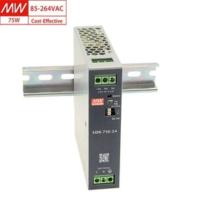 MEAN WELL NEW Série XDR-75E d'alimentation sur rail DIN 12V 24V 36V 48V 75W rentable, 85-264VAC, série NDR EDR <span class=keywords><strong>SDR</strong></span> améliorée - Product Image 1