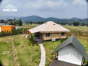 Carpa de Lujo para Campamento al Aire Libre, Estilo Safari, con Techo de Lona, para Hotel o <span class=keywords><strong>Resort</strong></span>, con Baño - Product Image 4