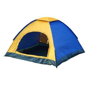 Tente de randonnée extérieure monocouche multi-personnes, pliable, portable, imperméable, protection solaire, quatre saisons, camping - Product Image 1