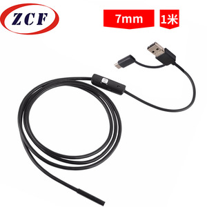 ZCF 3-In-1 Pipe Endoscope 7Mm 10M Length 6 Led Light For Automotive Repair Inspection Tool - Product Image 3