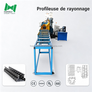 Fournisseur de ligne de profilage de rayonnage en acier galvanisé haute vitesse avec commande PLC automatique pour montants et poutrelles - Product Image 4