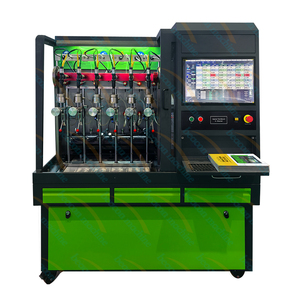 Banc d'essai rapide d'injecteur de carburant Diesel à rampe commune Cr718d même temps six machine d'essai d'injecteur avec 12 capteurs de débit - Product Image 1