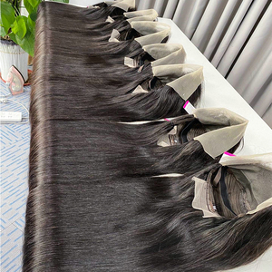 Pelucas de capa frontal de encaje recto de hueso bonito con hebilla interior, peluca de encaje <span class=keywords><strong>en</strong></span> capas de <span class=keywords><strong>cabello</strong></span> humano, pelucas sin pegamento fáciles de usar para mujeres negras - Product Image 5