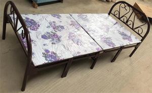 Nhà Máy Bán buôn kim loại gấp giường thép giường đơn sắt gấp khung giường - Product Image 6