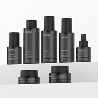 Ensemble de flacons en verre mat de qualité supérieure pour soins de la peau, emballage cosmétique, flacon pour toner, lotion, sérum, crème, couleur personnalisée