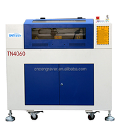 Cortadora Láser de CO2 de Alta Calidad 4060 CNC 40W, Máquina de Grabado y Corte Láser de Sobremesa para Plástico/Vidrio/Goma/Madera/MDF