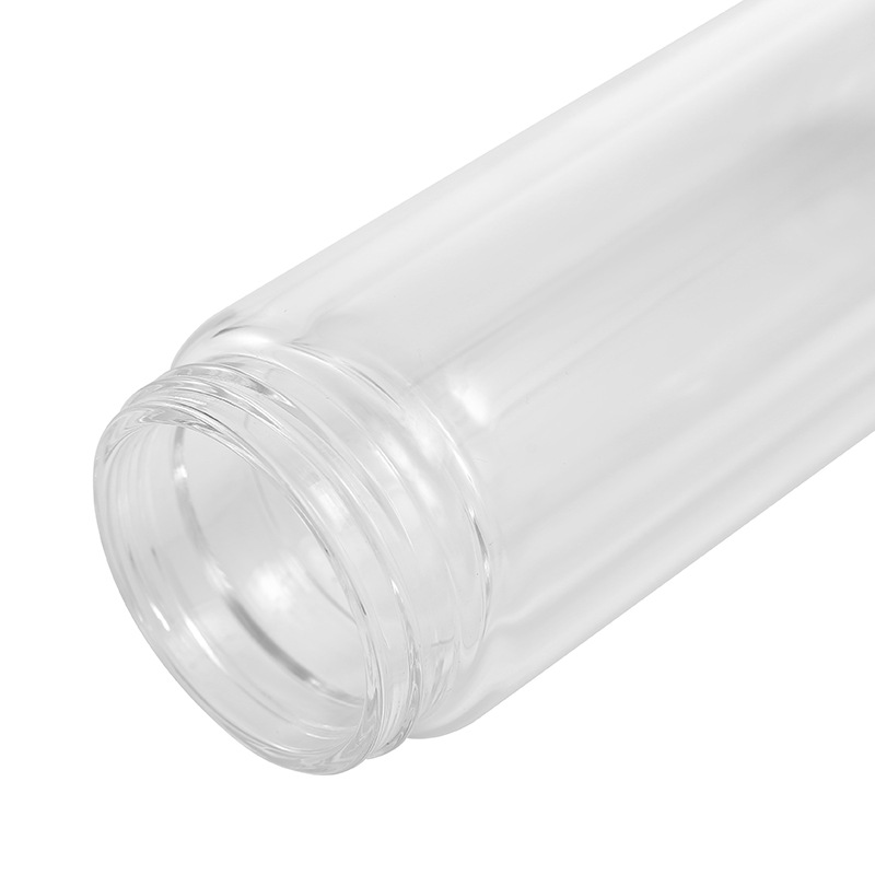 450ml High borosilicate double-layer glass car portable flip top cup business office glass water bottle