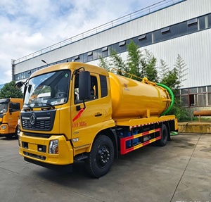 Camión de vacío para aguas residuales Dongfeng National III, diésel, 7 toneladas, 4x2 ejes, tanque séptico de 7 metros cúbicos, bomba de lodos para limpieza de alcantarillado - Product Image 1