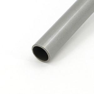 Support flottant dissimulé, tube en acier robuste avec revêtement en poudre, support de <span class=keywords><strong>pied</strong></span> de meuble, matériel d'assemblage, gris, anti-corrosion - Product Image 4