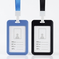 Ensemble de porte-cartes d'identité et porte-badges en nylon multicolores avec cordon de cou pour le personnel