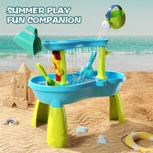 Samtoy, 18 Uds., actividad de verano, playa, mesa de agua, juguetes, juego de arena, mesa de juego de agua para niños, patio exterior - Product Image 2
