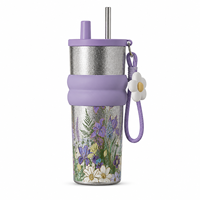 Gobelet isotherme personnalisé en titane pur 710 ml, double paroi sous vide, avec couvercle et paille, luxe, performance thermique 6-12 heures pour la maison et le camping