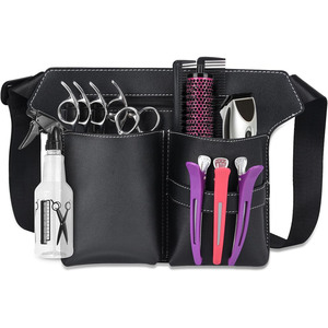 Chuyên Nghiệp PU Da Làm Tóc Công Cụ Lưu Trữ Bao Da Eo Pouch Thợ Làm Tóc Cắt Kéo Túi Cho Hàng Ngày - Product Image 3