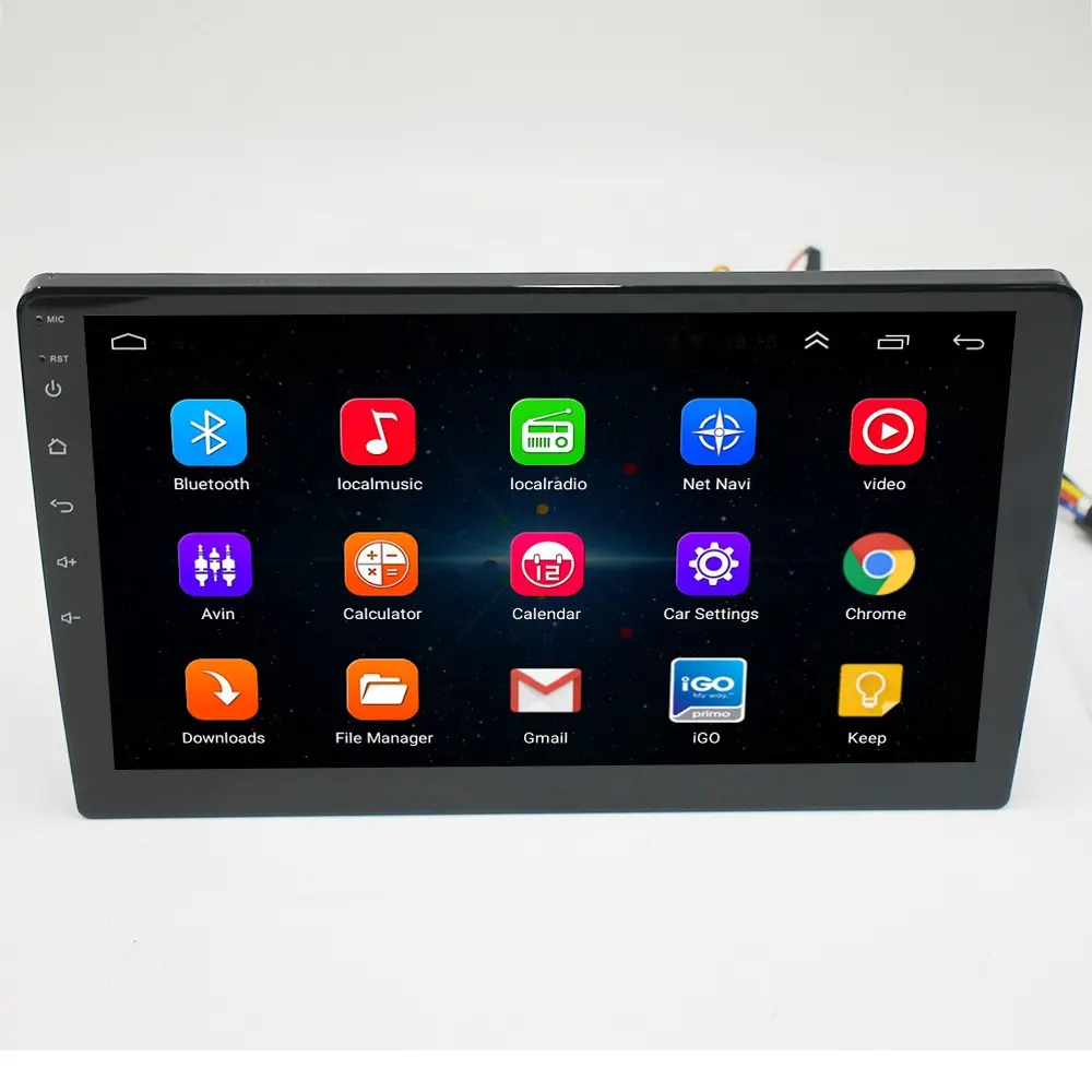 Android 9 Inch Universal Car Dvd-speler Capacitieve Fm Radio Gps Auto Navigator