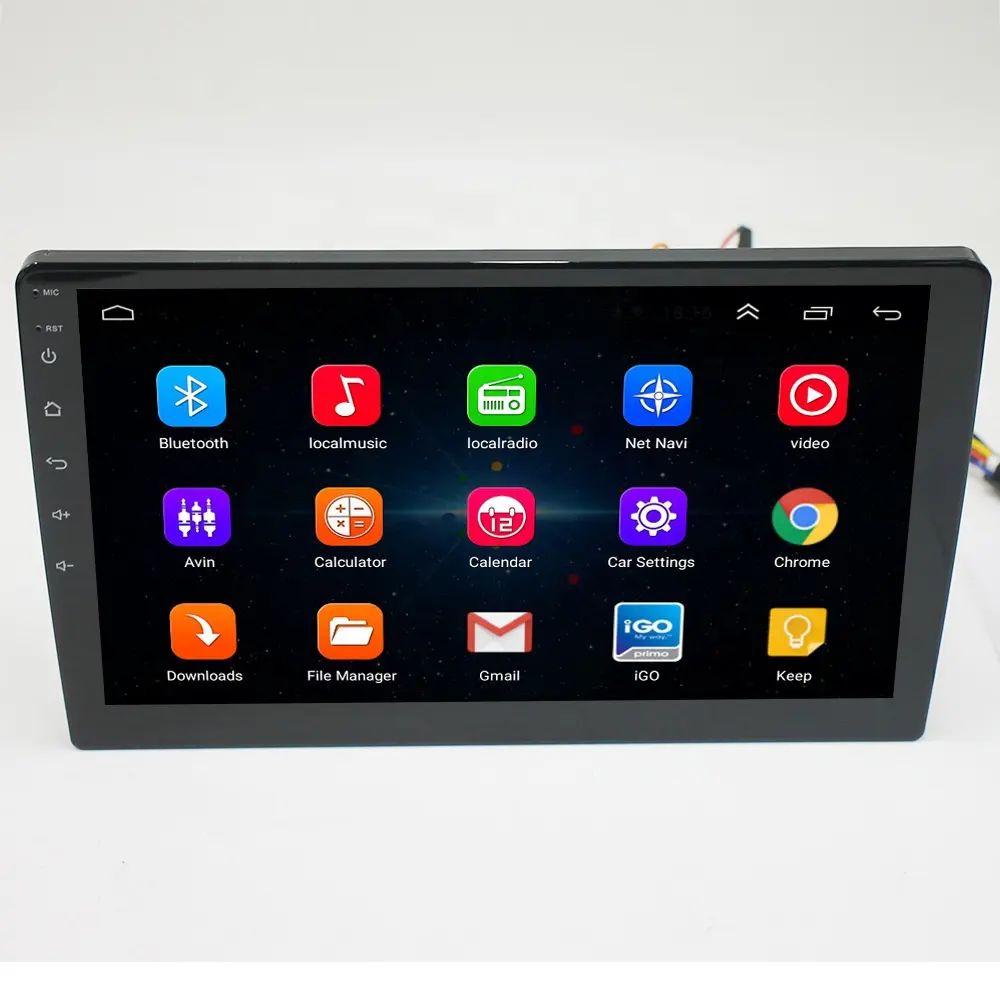 Som automotivo com dvd universal, rádio fm, android, 9 polegadas, som capacitivo