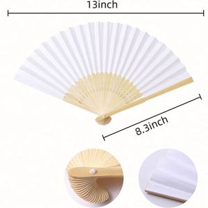 Wholesale Portable Carved Bamboo <b>Hand</b> <b>Fans</b> Foldable Business Gift with Model Pattern - Product Image 2