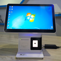 Dispositivo POS de Pantalla Doble Táctil de 15.6 Pulgadas con Código QR e Impresora