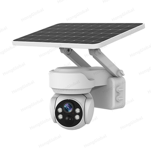 Hongglobal 5MP IP 360 độ không dây Wifi năng lượng mặt trời bảng điều chỉnh điện giám sát máy ảnh ICAM + UBOX ngoài trời an ninh CCTV năng lượng mặt trời máy ảnh - Product Image 1