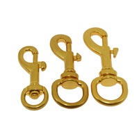 Kait Pengunci Tas Bentuk Mata Putar dengan Cincin Pegas, Bahan Zinc Alloy, Model Carabiner Trigger Snap Hook, Hardware dengan Logo Kustom untuk Tas Tangan