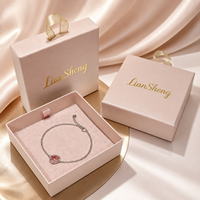 Boîte d'emballage de luxe personnalisable, écologique, rigide, carrée, en carton pour bijoux et montres
