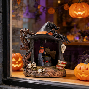 Decoración <span class=keywords><strong>para</strong></span> Fiesta <span class=keywords><strong>de</strong></span> Halloween, Caldero <span class=keywords><strong>de</strong></span> Bruja, Figura <span class=keywords><strong>de</strong></span> Resina, Adorno Espeluznante <span class=keywords><strong>para</strong></span> Casa Embrujada, Bar y Escritorio - Product Image 4