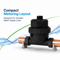 Compteur d'eau volumétrique à sortie d'impulsions haute précision