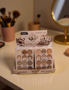 Paleta de sombras de ojos Saniye E1267 Maquillaje mineral mate de alta pigmentación para tono de piel medio 8+ colores - Product Image 2