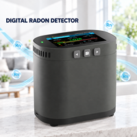 Détecteur de radon intérieur HOUND-3786, capteur à chambre d'ionisation, écran LCD 3,5 pouces, mise à jour de la données sur 10 minutes, transfert de données USB, moniteur de qualité de l'air
