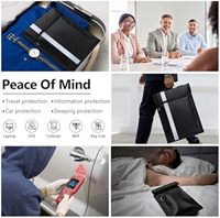 YIHUAXING 5 pièces sac Faraday sac ignifuge de blindage de Signal RFID pour téléphones portables tablettes autres appareils électroniques avec clé incluse