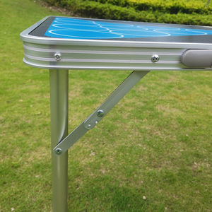 Table de beer pong pliable tendance, réglable en hauteur, portable, pour les jeux en plein air, les fêtes dans la cour, les tailgates et les rassemblements sur la plage - Product Image 4