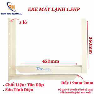 Climatiseur extérieur robuste en acier laminé à froid, 1,5 CV, avec support de structure soudée, résistant à la rouille - Product Image 6