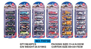 热卖消防工程师汽车套装建筑玩具厂批发小型最小起订量消防警察工程师汽车压铸汽车 - Product Image 5