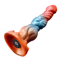 Vente en gros de vibrateur géant de 8,66 pouces, 7 modes de poussée, 10 modes de vibration, chauffant, jouets pour adultes, fabricant de dildos monstres en silicone liquide