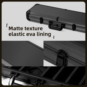 Set di Fiches da Poker Texas Hold'em Crown in Argilla Ecologica Standard da Casinò per Sale di Scacchi, Mahjong e Carte, con Valigetta in Alluminio - Product Image 2