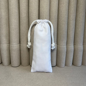 Custom Logo Size Canvas Small Muslin Bags <b>Drawstring</b> Cotton Dust Bag Gift Packaging Jewelry Pouch with Logo for Storage - Product Image 5