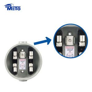 Chine ronde monophasé puissance 100 ampli électrique supérieure compteur socle - Product Image 2