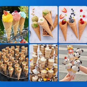 Orme Đường Cone Nhà Sản Xuất <span class=keywords><strong>Wafer</strong></span> Trứng Cuộn Làm Máy Tự Động Ice Cream Cán Đường Cone Máy Nướng Bánh - Product Image 6