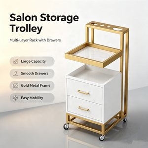 Wholesale Salon Equipment <b>Tools</b> Multifunctional Nail <b>Trolley</b> Storage Rack Salon <b>Trolley</b> Hairdressing Spa <b>Trolley</b> - Product Image 1