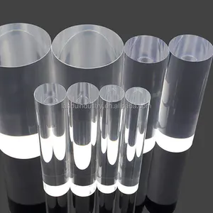 LANDU Clear PMMA Rods Custom Different Shapes Acrylic Rods Decorative Transparent Stick