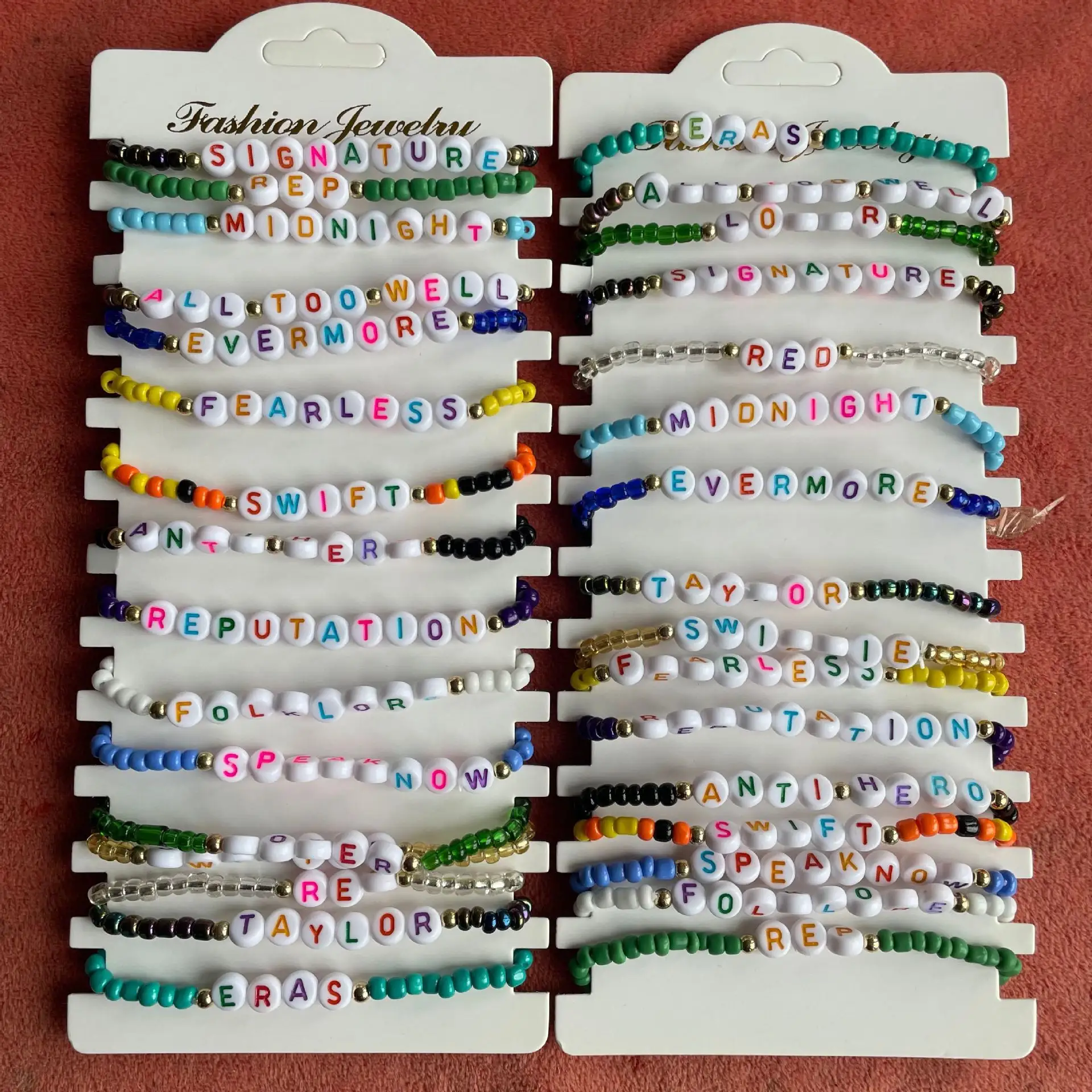 Акриловые браслеты Taylor для женщин и девочек, браслеты из глины с бисером, дисковые стрейч-браслеты для дружбы, бохо, летние пляжные украшения, подарок