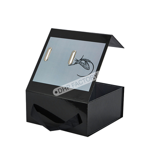 Premium Custom Logo Luxury Large Matte Rigid Paper Cardboard Black Foldable <b>Empty</b> Magnetic Folding Closure <b>Gift</b> <b>Box</b> Packaging - Product Image 4