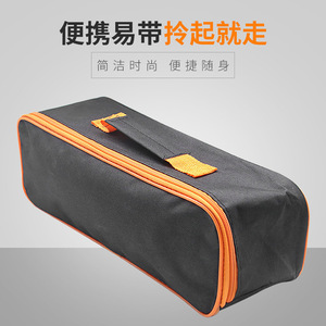 Tool <b>Bag</b> Cloth Storage Case With Top Handle <b>Multi</b> <b>Compartment</b> Portable Tool Pouch For Organizing Tools And Accessories - Product Image 4