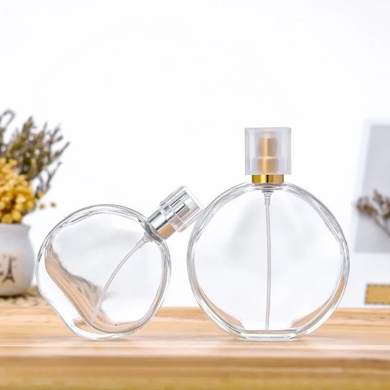 Botol parfum kosong kualitas tinggi 50ml 100ml terlaris botol parfum Fashion bening